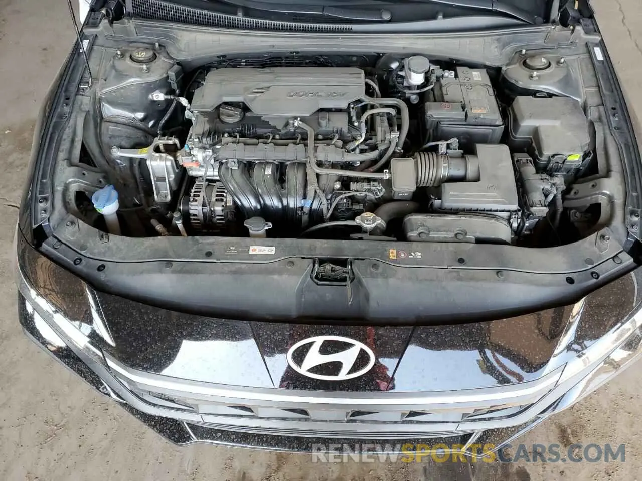 11 fotografías del automóvil dañado KMHLM4DGXRU712260 HYUNDAI ELANTRA 2024