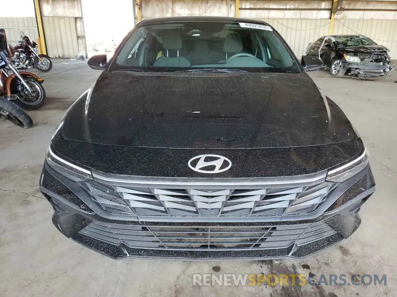5 fotografías del automóvil dañado KMHLM4DGXRU712260 HYUNDAI ELANTRA 2024