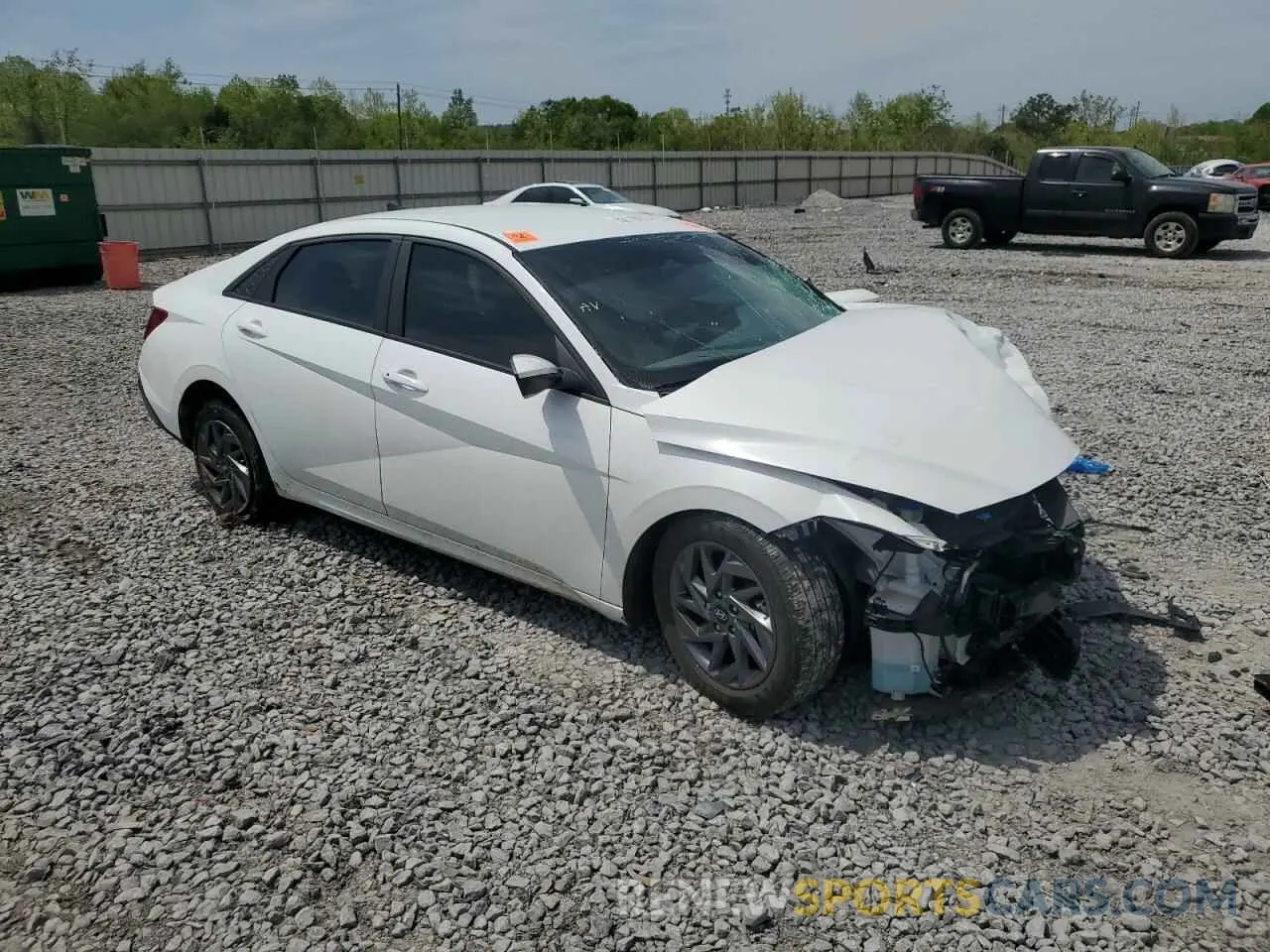 4 fotografías del automóvil dañado KMHLM4DGXRU719144 HYUNDAI ELANTRA 2024