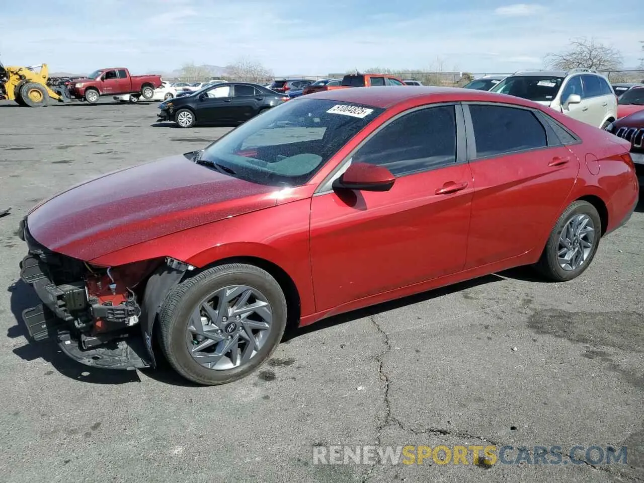 1 fotografías del automóvil dañado KMHLM4DGXRU730578 HYUNDAI ELANTRA 2024