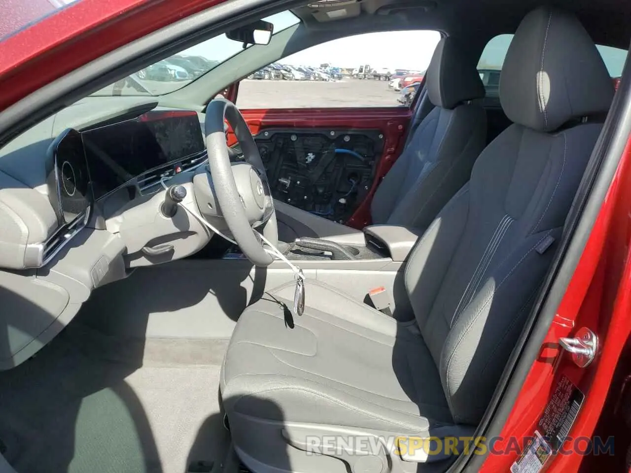 7 fotografías del automóvil dañado KMHLM4DGXRU730578 HYUNDAI ELANTRA 2024