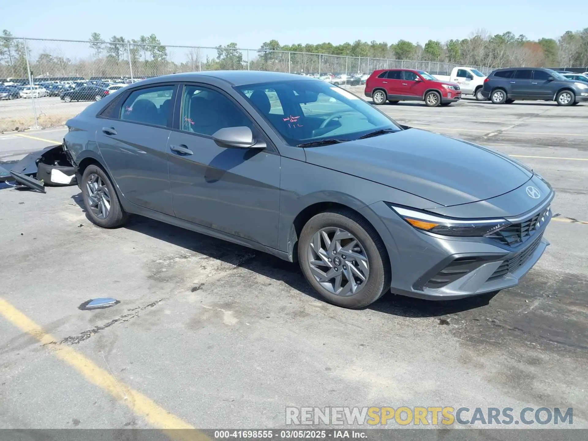 1 fotografías del automóvil dañado KMHLM4DGXRU740964 HYUNDAI ELANTRA 2024