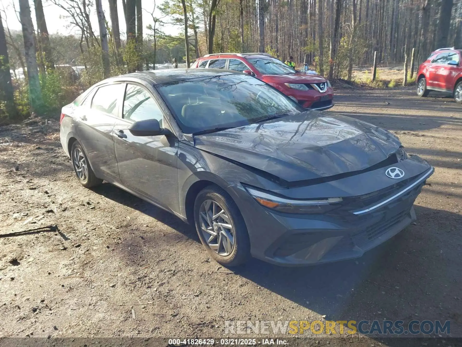 1 fotografías del automóvil dañado KMHLM4DGXRU832768 HYUNDAI ELANTRA 2024