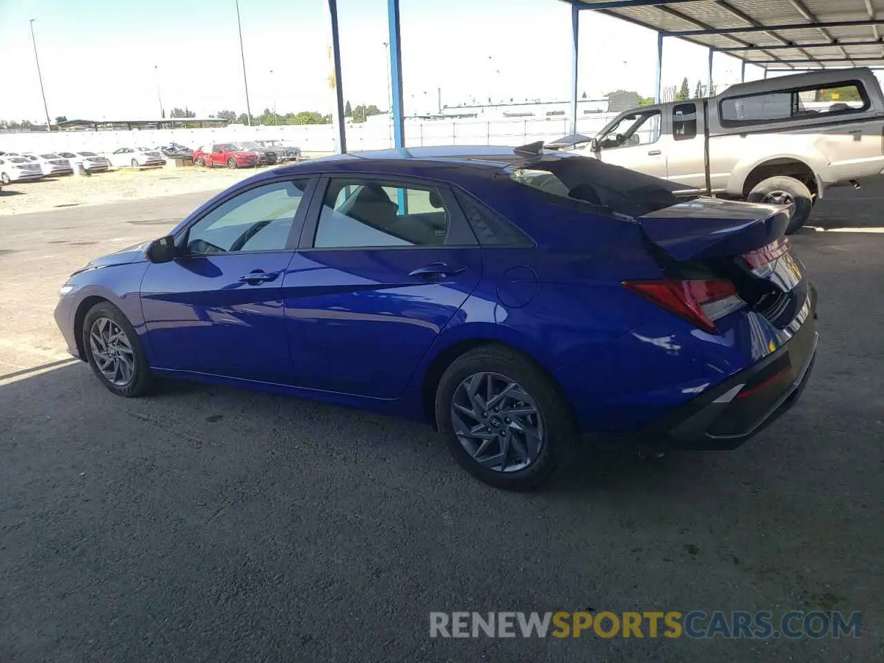 2 fotografías del automóvil dañado KMHLM4DJ0RU104730 HYUNDAI ELANTRA 2024
