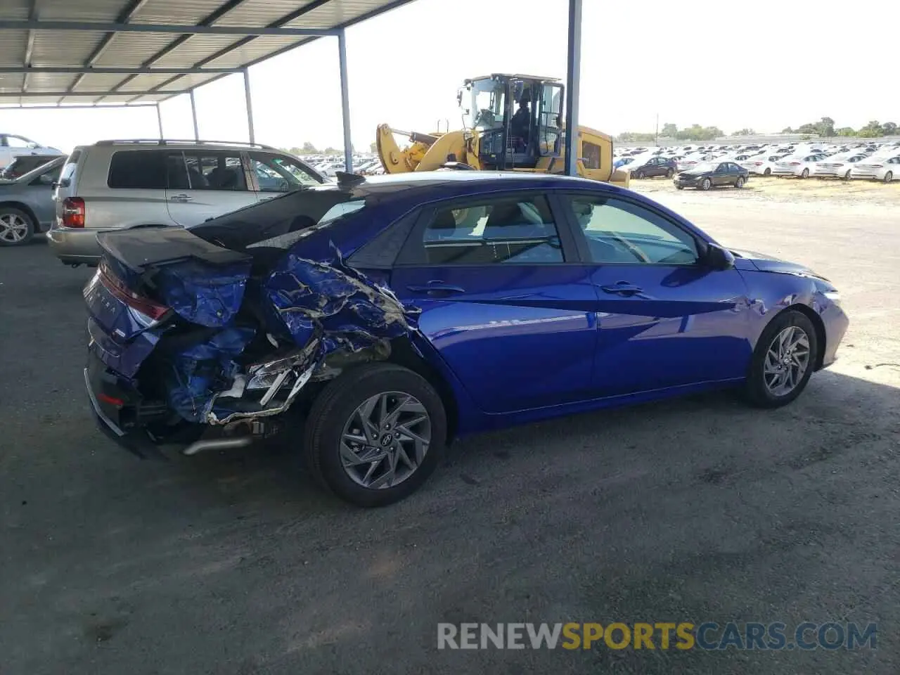 3 fotografías del automóvil dañado KMHLM4DJ0RU104730 HYUNDAI ELANTRA 2024