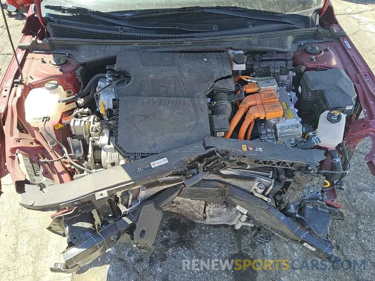 11 fotografías del automóvil dañado KMHLM4DJ1RU093351 HYUNDAI ELANTRA 2024
