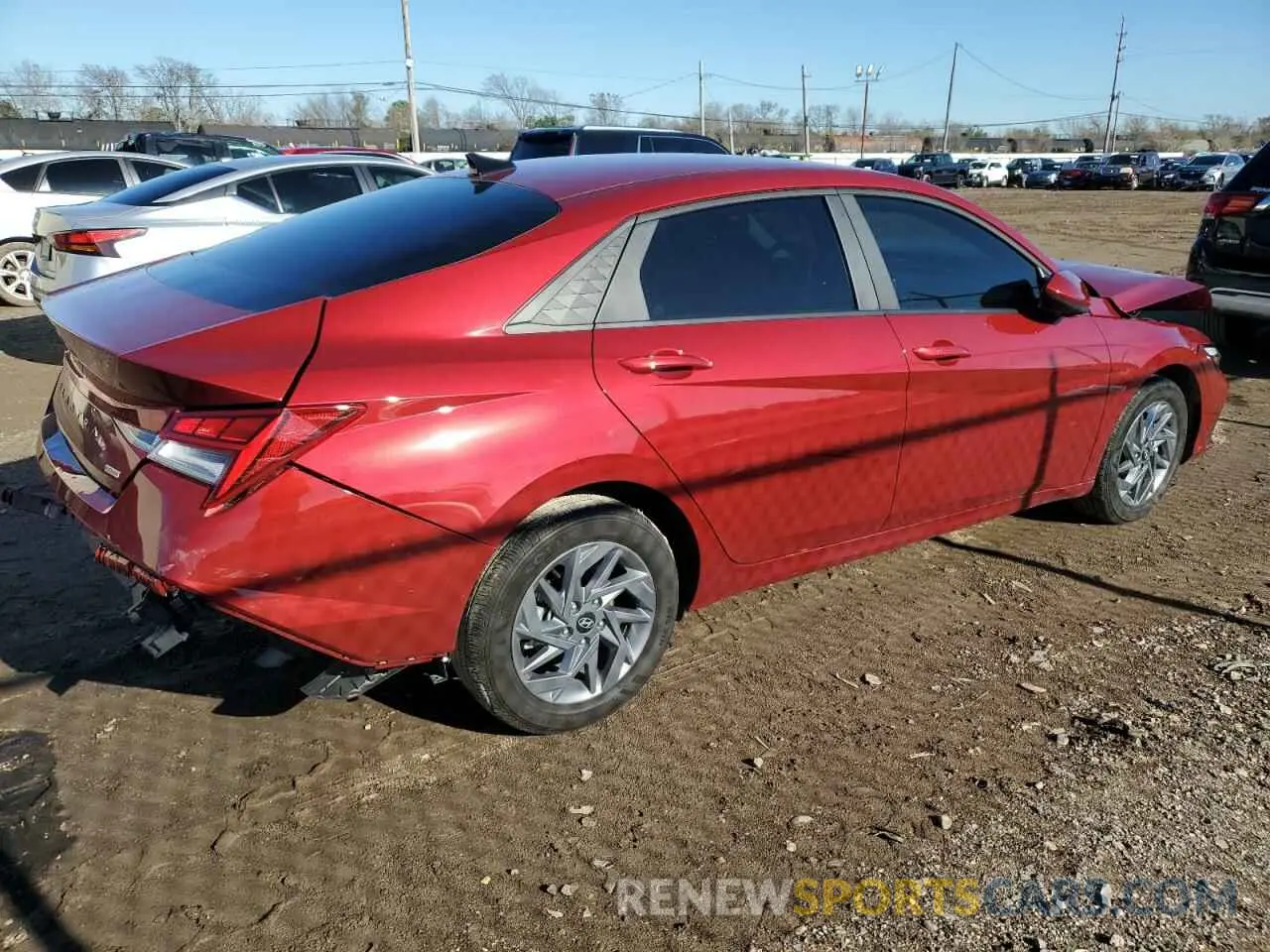 3 fotografías del automóvil dañado KMHLM4DJ3RU095005 HYUNDAI ELANTRA 2024
