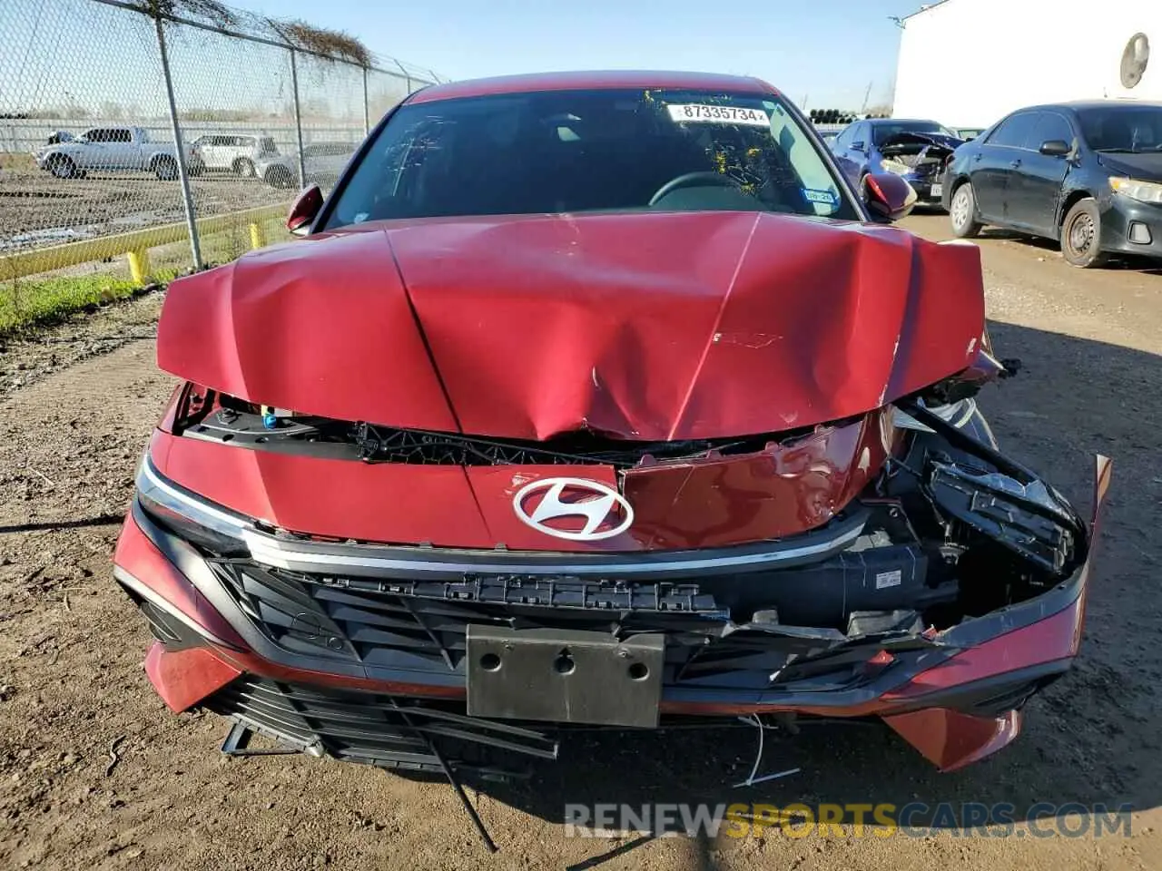 5 fotografías del automóvil dañado KMHLM4DJ3RU095005 HYUNDAI ELANTRA 2024