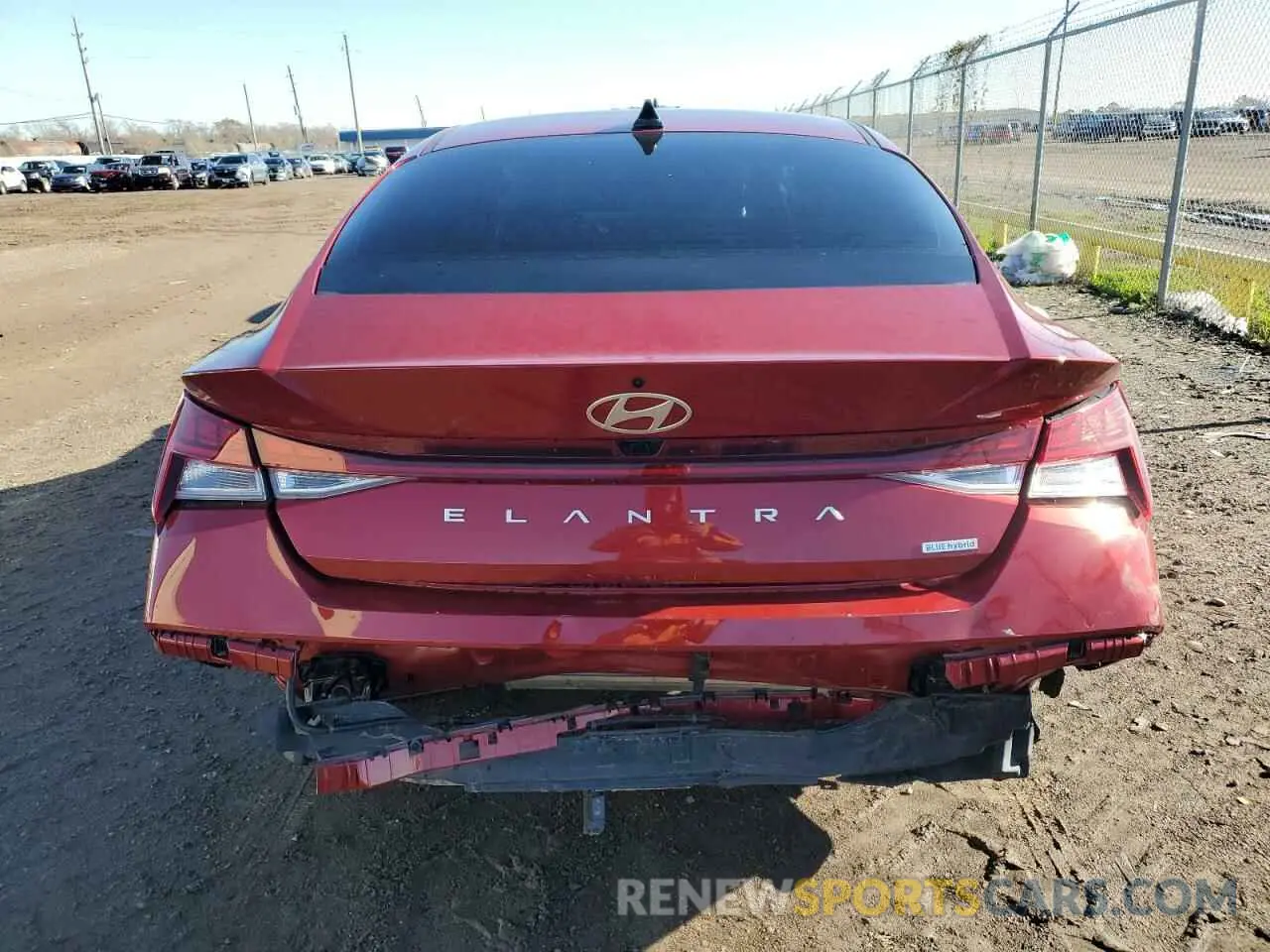 6 fotografías del automóvil dañado KMHLM4DJ3RU095005 HYUNDAI ELANTRA 2024