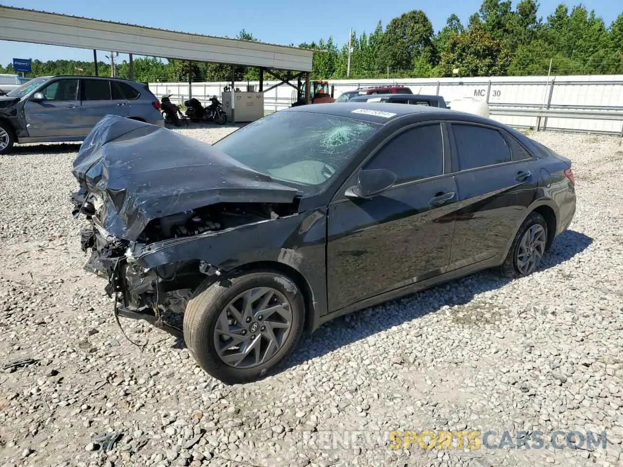 1 fotografías del automóvil dañado KMHLM4DJ4RU093232 HYUNDAI ELANTRA 2024