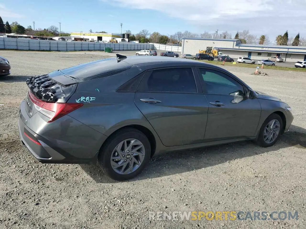 3 fotografías del automóvil dañado KMHLM4DJ5RU113424 HYUNDAI ELANTRA 2024