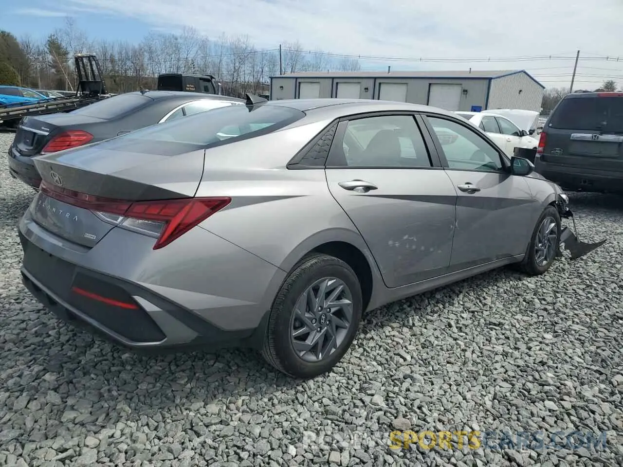 3 fotografías del automóvil dañado KMHLM4DJ7RU113134 HYUNDAI ELANTRA 2024