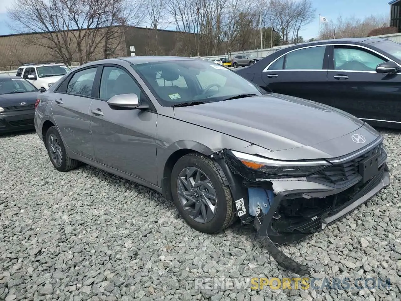 4 fotografías del automóvil dañado KMHLM4DJ7RU113134 HYUNDAI ELANTRA 2024