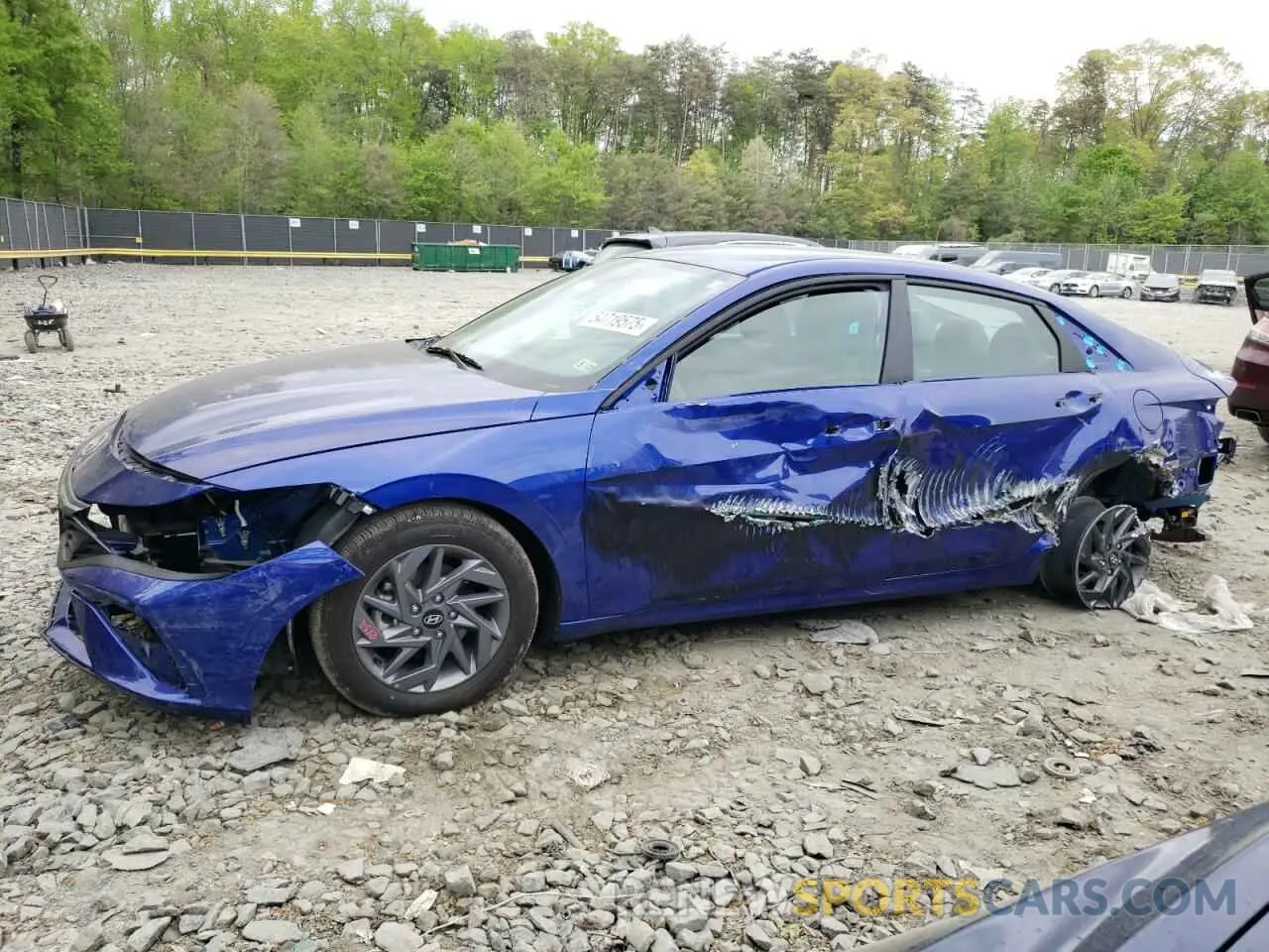 1 fotografías del automóvil dañado KMHLM4DJ9RU110235 HYUNDAI ELANTRA 2024