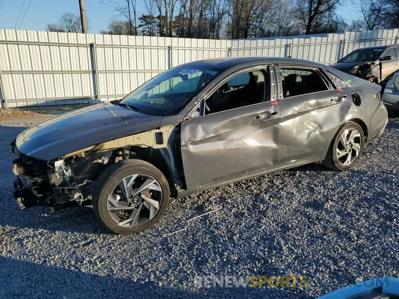 1 fotografías del automóvil dañado KMHLN4DJ1RU096800 HYUNDAI ELANTRA 2024