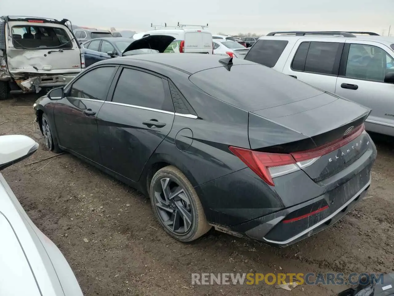 2 fotografías del automóvil dañado KMHLN4DJ1RU106791 HYUNDAI ELANTRA 2024