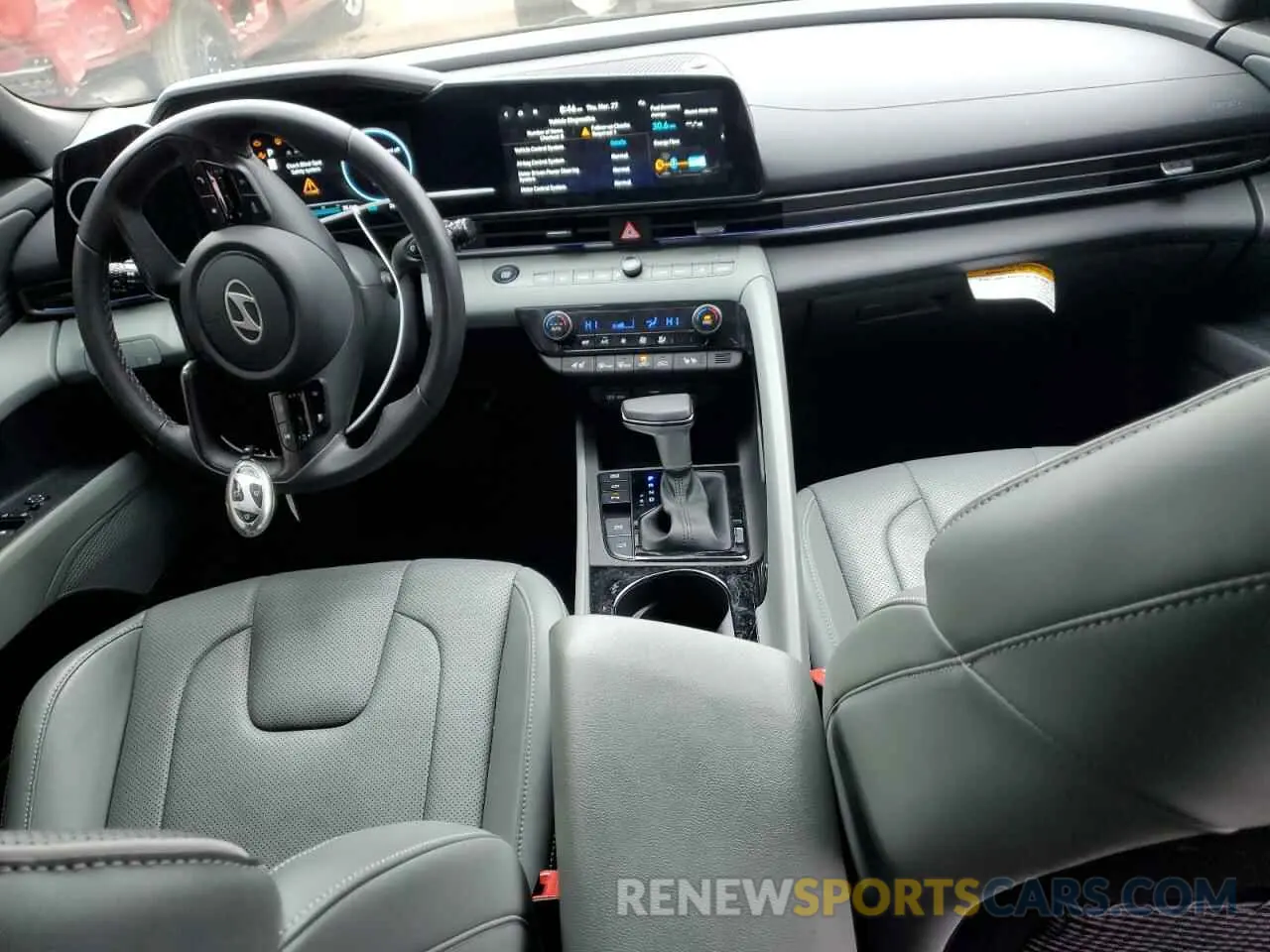 8 fotografías del automóvil dañado KMHLN4DJ1RU106791 HYUNDAI ELANTRA 2024