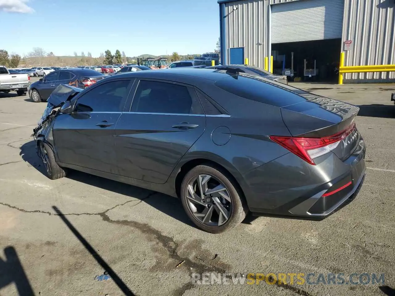 2 fotografías del automóvil dañado KMHLN4DJ3RU095793 HYUNDAI ELANTRA 2024