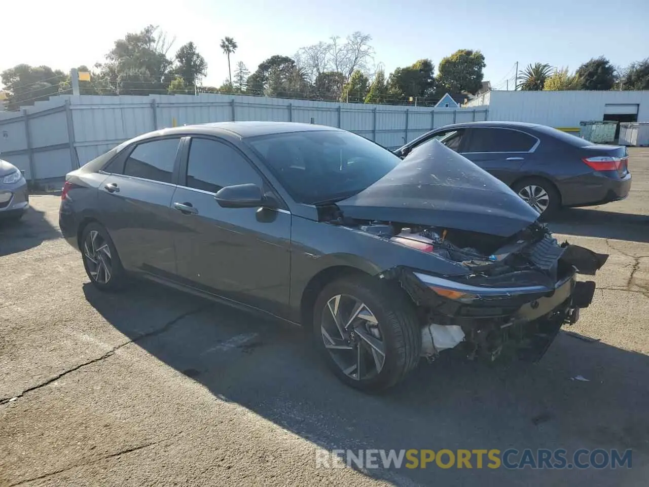 4 fotografías del automóvil dañado KMHLN4DJ3RU095793 HYUNDAI ELANTRA 2024