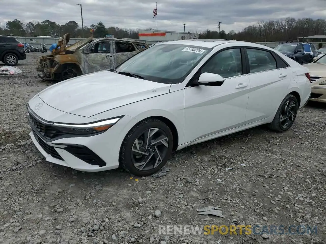1 fotografías del automóvil dañado KMHLN4DJ4RU114416 HYUNDAI ELANTRA 2024