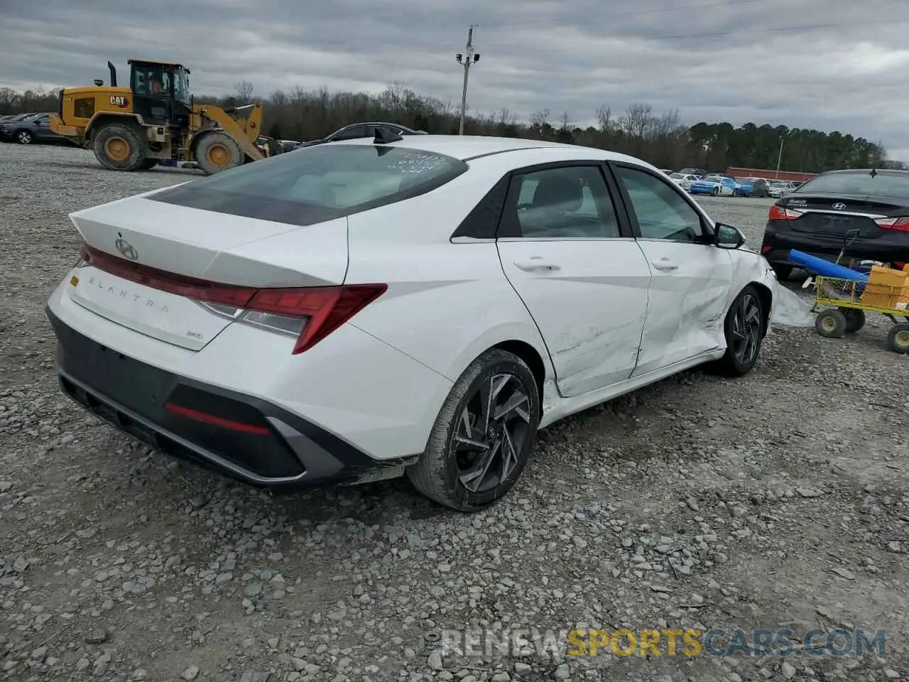 3 fotografías del automóvil dañado KMHLN4DJ4RU114416 HYUNDAI ELANTRA 2024