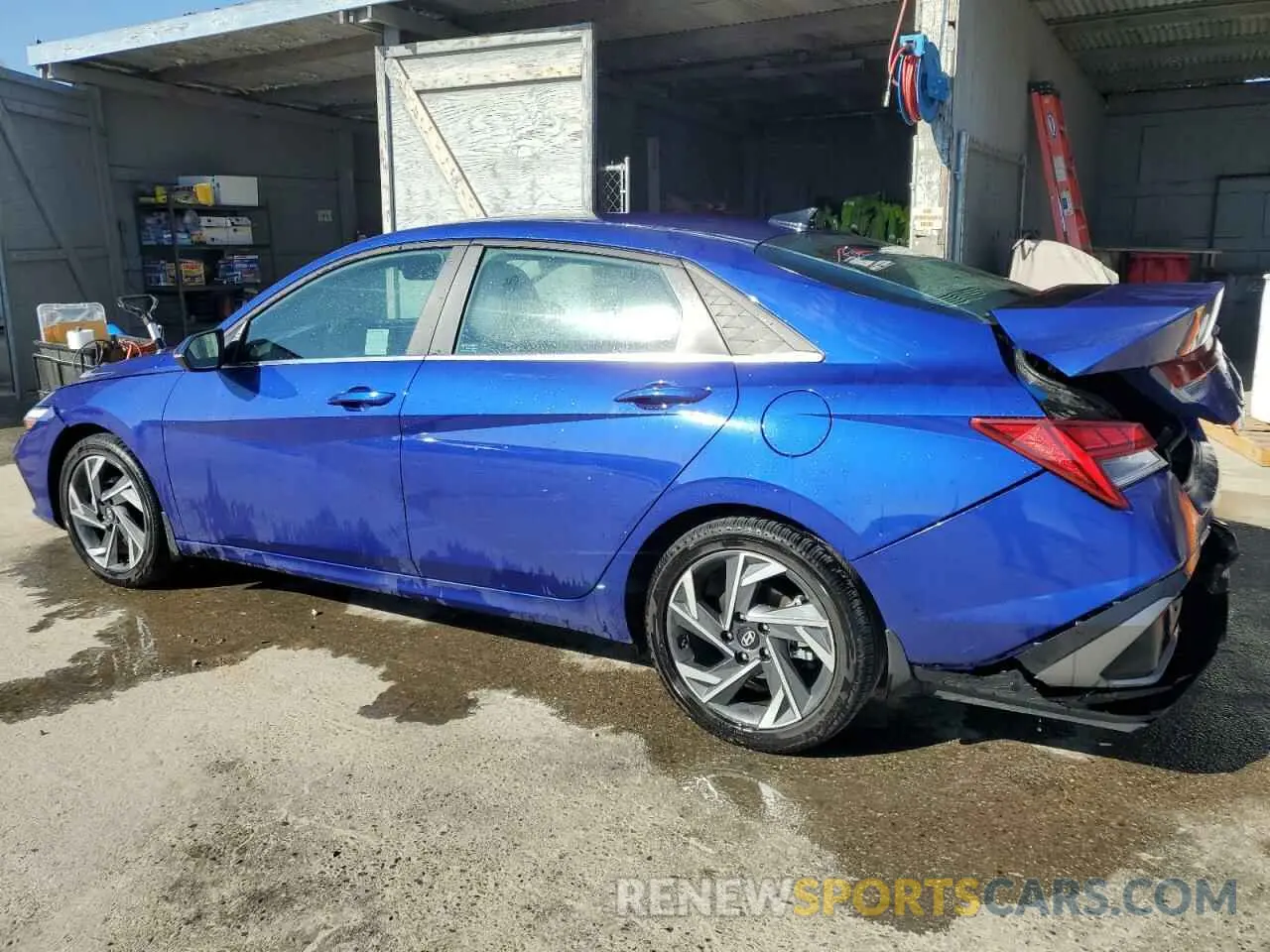 2 fotografías del automóvil dañado KMHLN4DJ8RU097376 HYUNDAI ELANTRA 2024