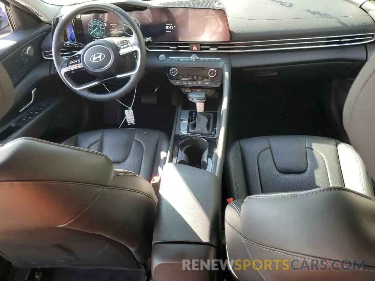 8 fotografías del automóvil dañado KMHLN4DJ8RU097376 HYUNDAI ELANTRA 2024