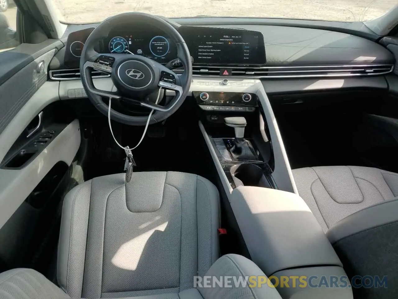 8 fotografías del automóvil dañado KMHLN4DJ9RU105243 HYUNDAI ELANTRA 2024