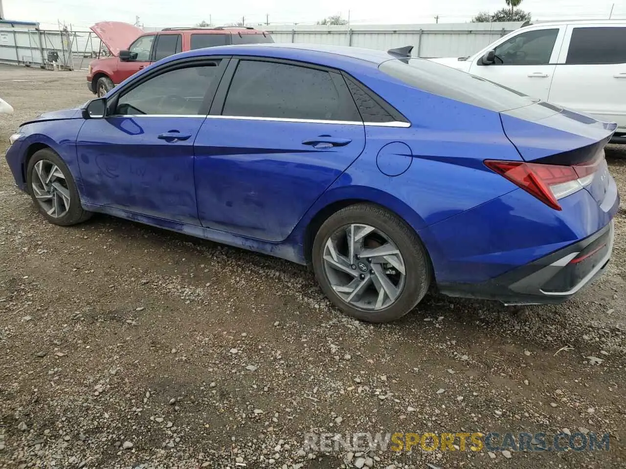 2 fotografías del automóvil dañado KMHLP4DG0RU818515 HYUNDAI ELANTRA 2024