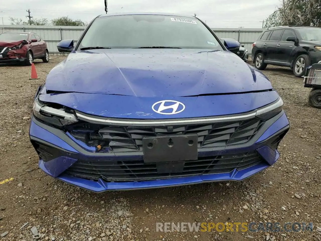 5 fotografías del automóvil dañado KMHLP4DG0RU818515 HYUNDAI ELANTRA 2024
