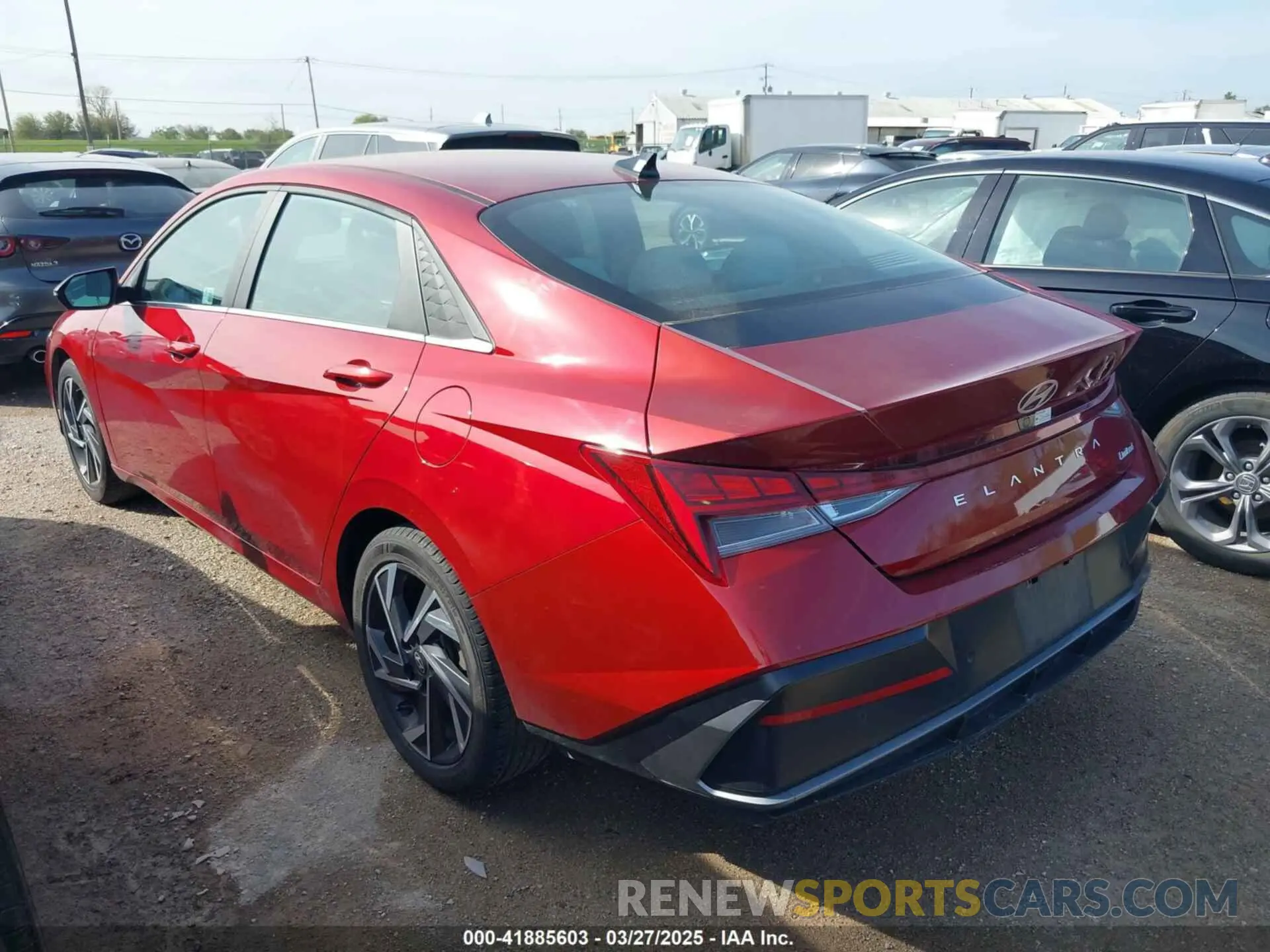 3 fotografías del automóvil dañado KMHLP4DG1RU814294 HYUNDAI ELANTRA 2024
