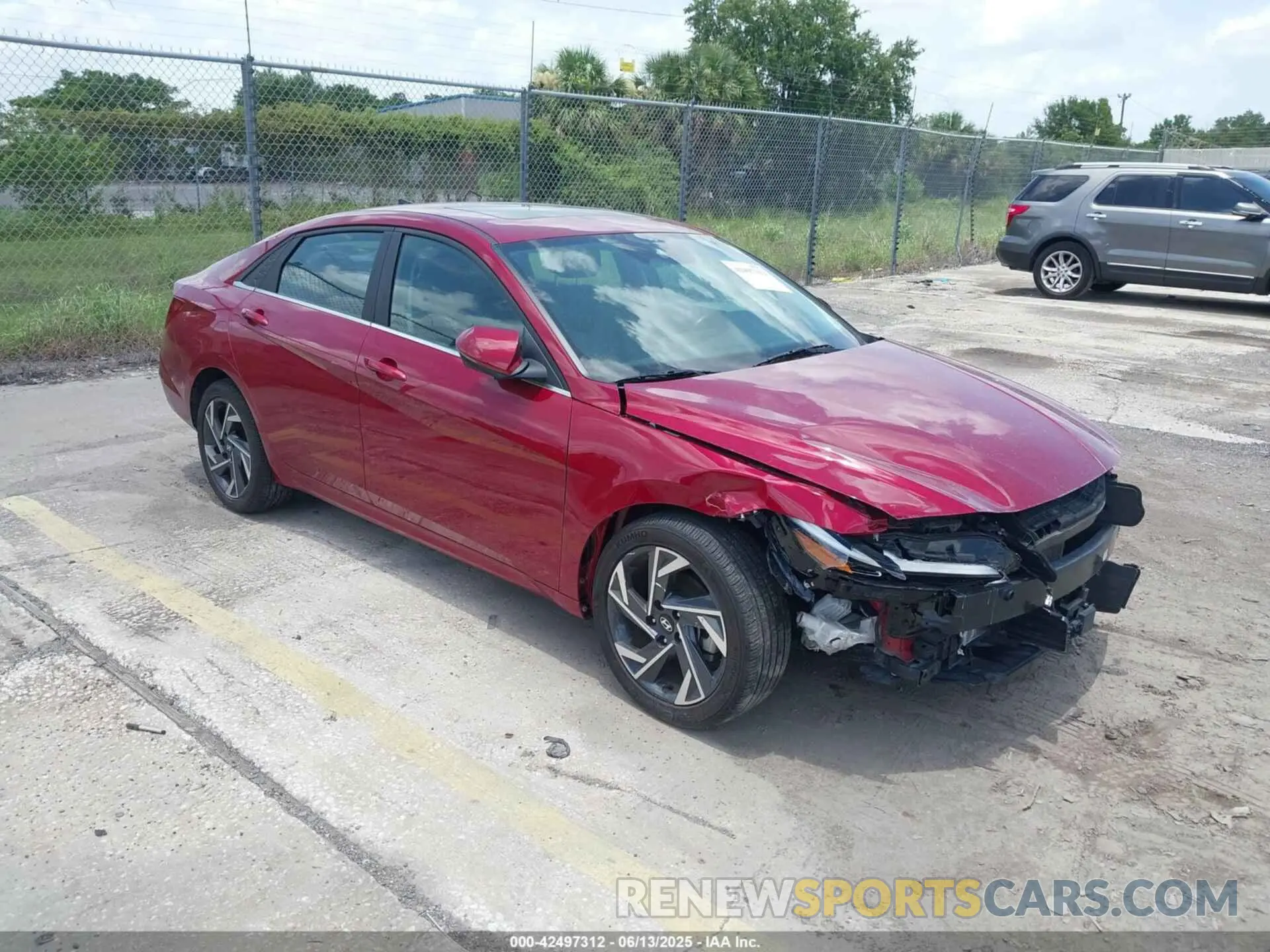 1 fotografías del automóvil dañado KMHLP4DG2RU778745 HYUNDAI ELANTRA 2024