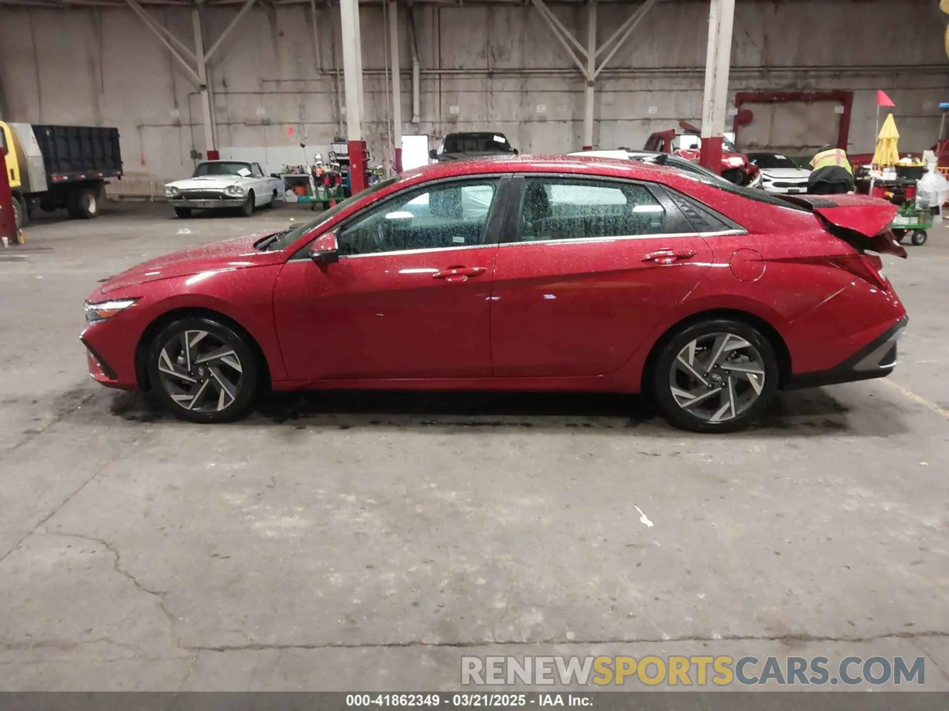 14 fotografías del automóvil dañado KMHLP4DG3RU648909 HYUNDAI ELANTRA 2024
