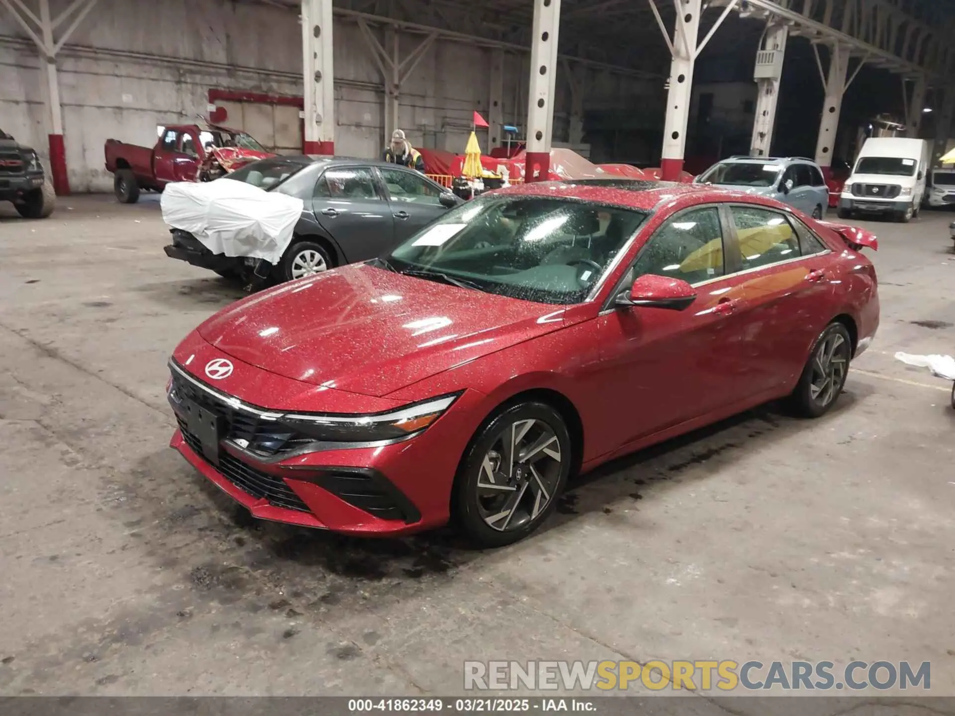 2 fotografías del automóvil dañado KMHLP4DG3RU648909 HYUNDAI ELANTRA 2024