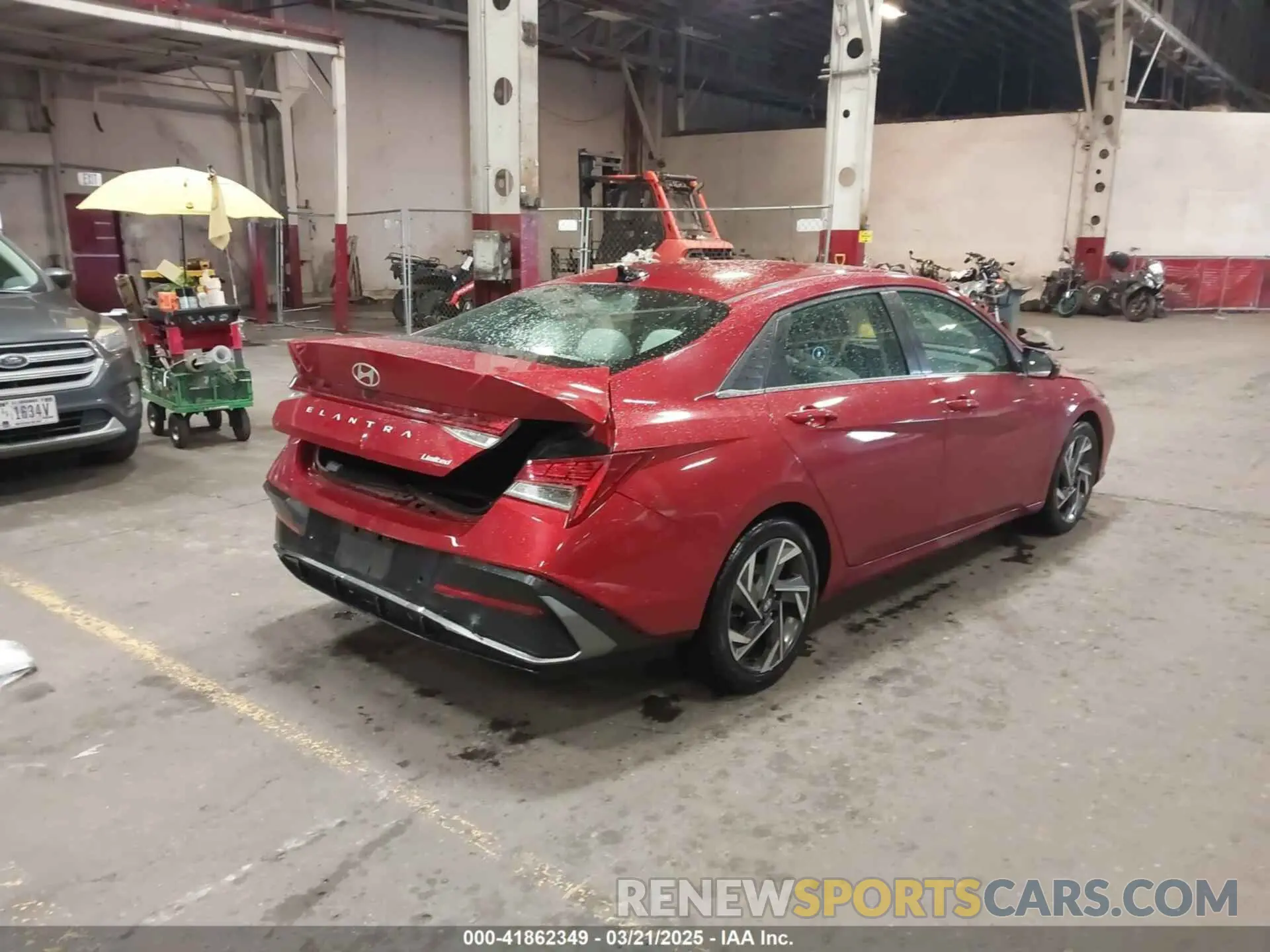 4 fotografías del automóvil dañado KMHLP4DG3RU648909 HYUNDAI ELANTRA 2024