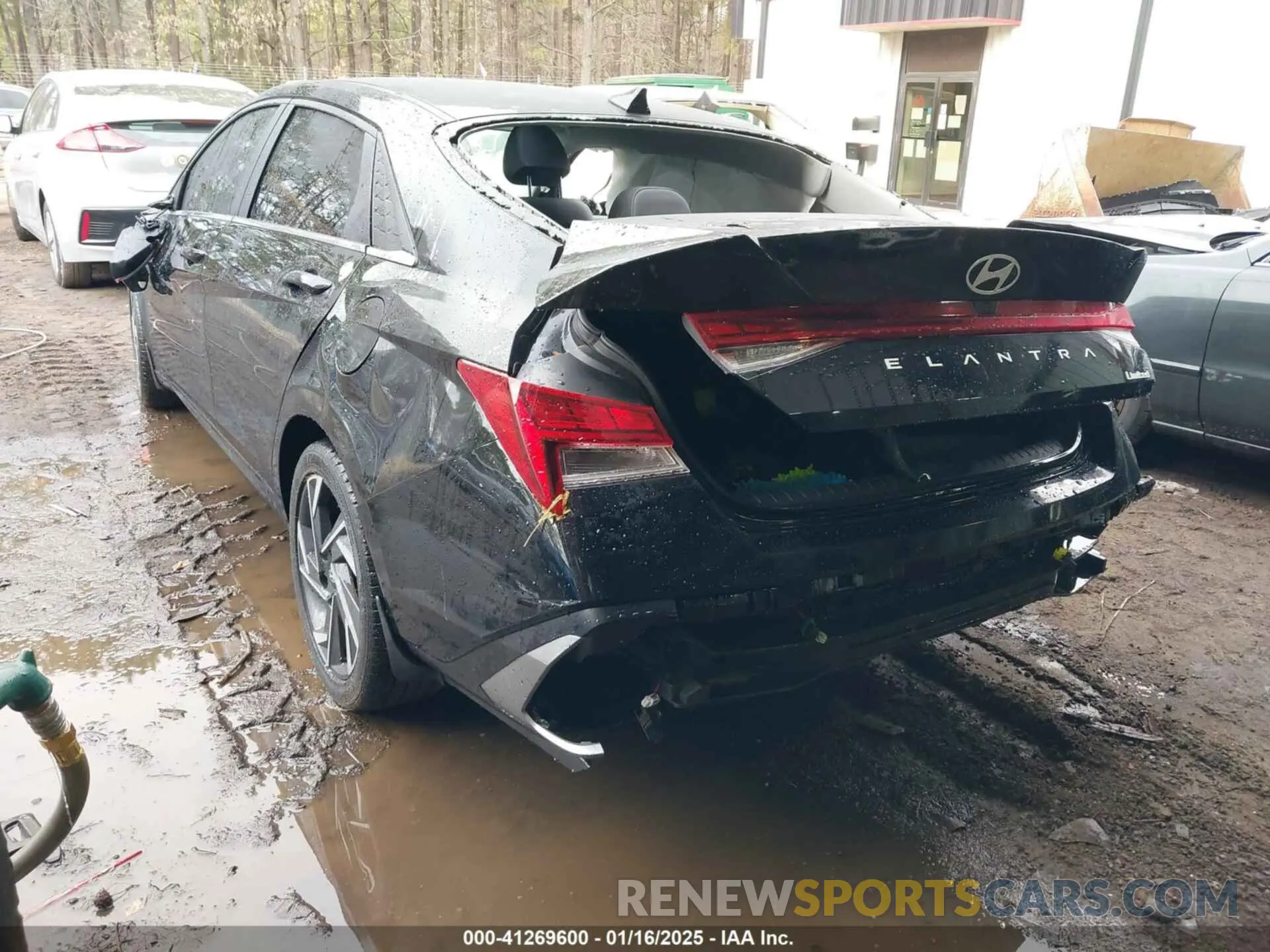 3 fotografías del automóvil dañado KMHLP4DG3RU692683 HYUNDAI ELANTRA 2024