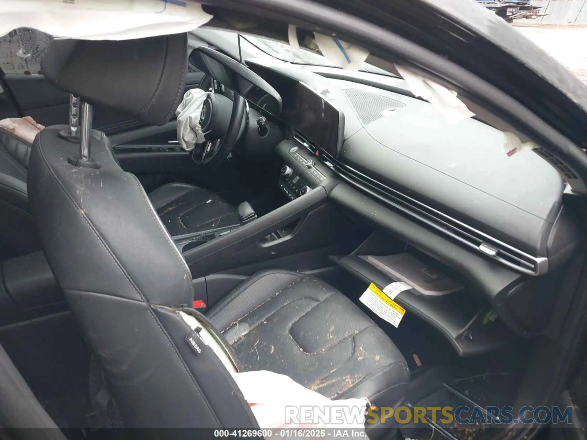 5 fotografías del automóvil dañado KMHLP4DG3RU692683 HYUNDAI ELANTRA 2024