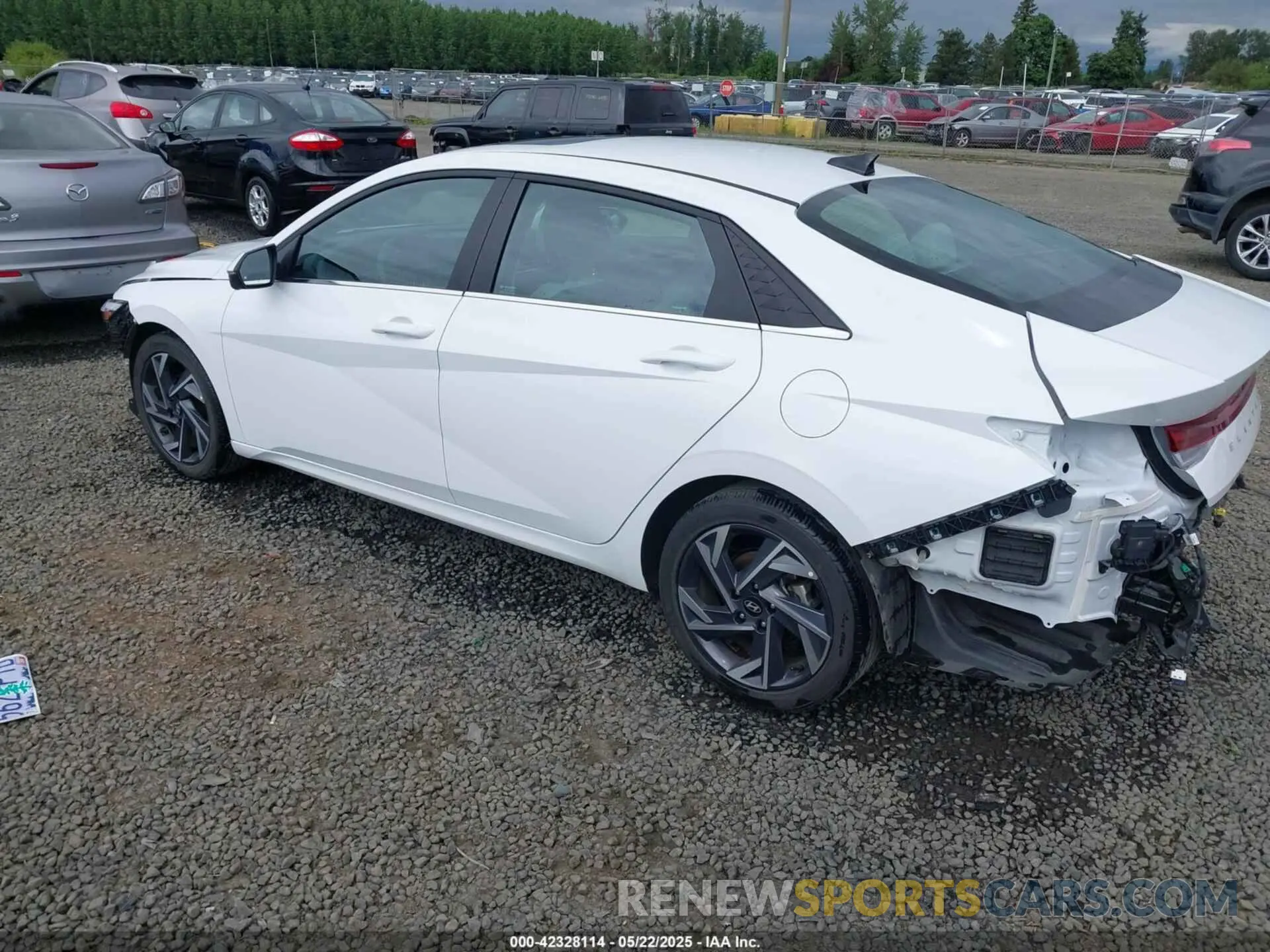 3 fotografías del automóvil dañado KMHLP4DG3RU837222 HYUNDAI ELANTRA 2024