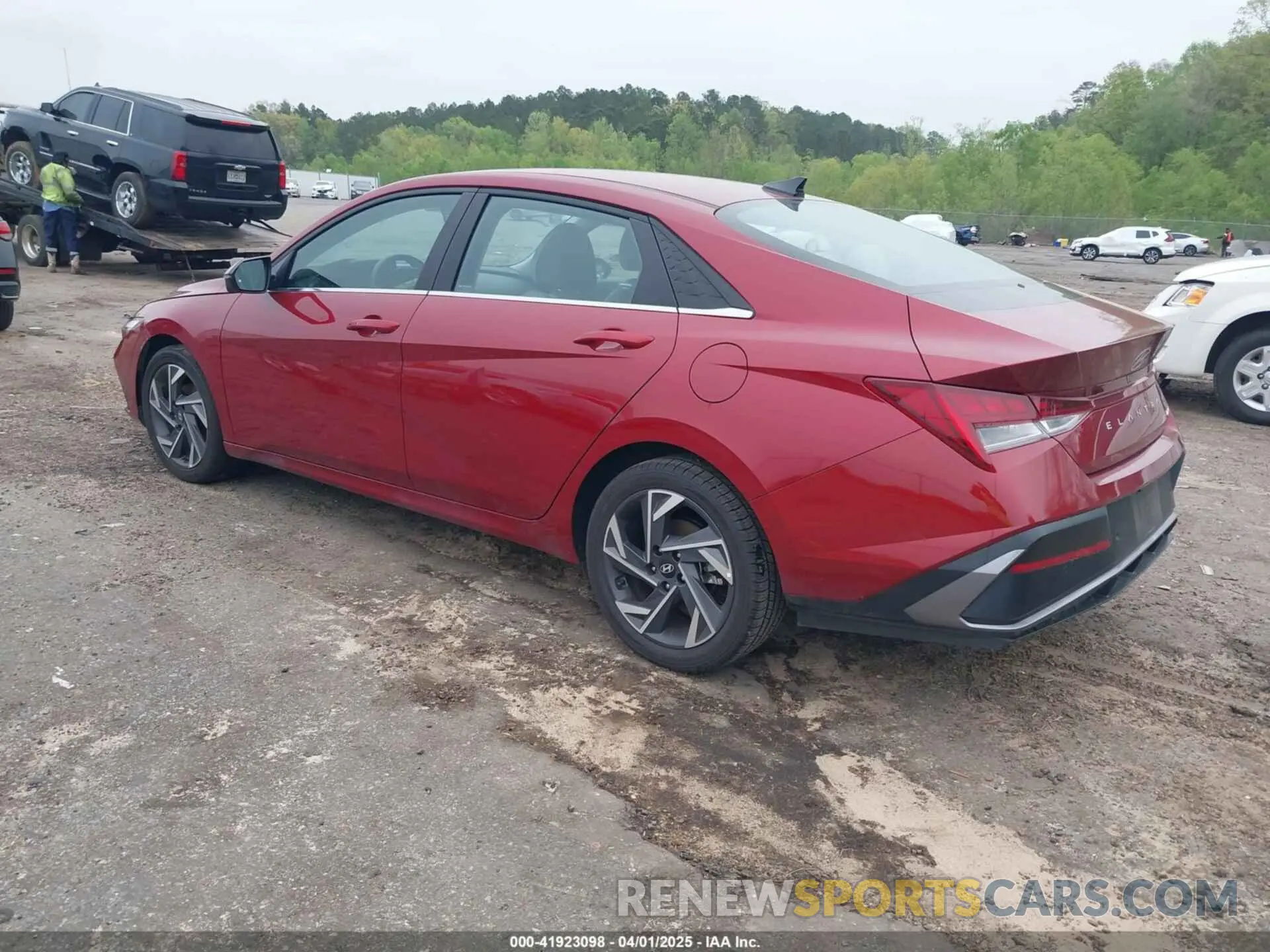 3 fotografías del automóvil dañado KMHLP4DG4RU772493 HYUNDAI ELANTRA 2024