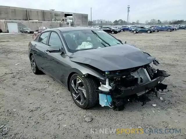 10 fotografías del automóvil dañado KMHLP4DG4RU842333 HYUNDAI ELANTRA 2024
