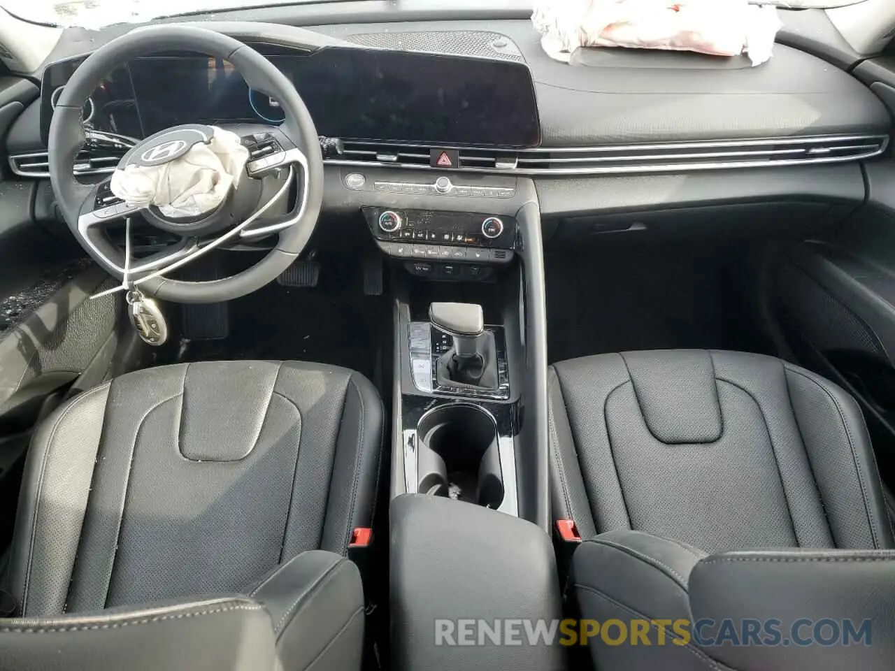 8 fotografías del automóvil dañado KMHLP4DG4RU842333 HYUNDAI ELANTRA 2024