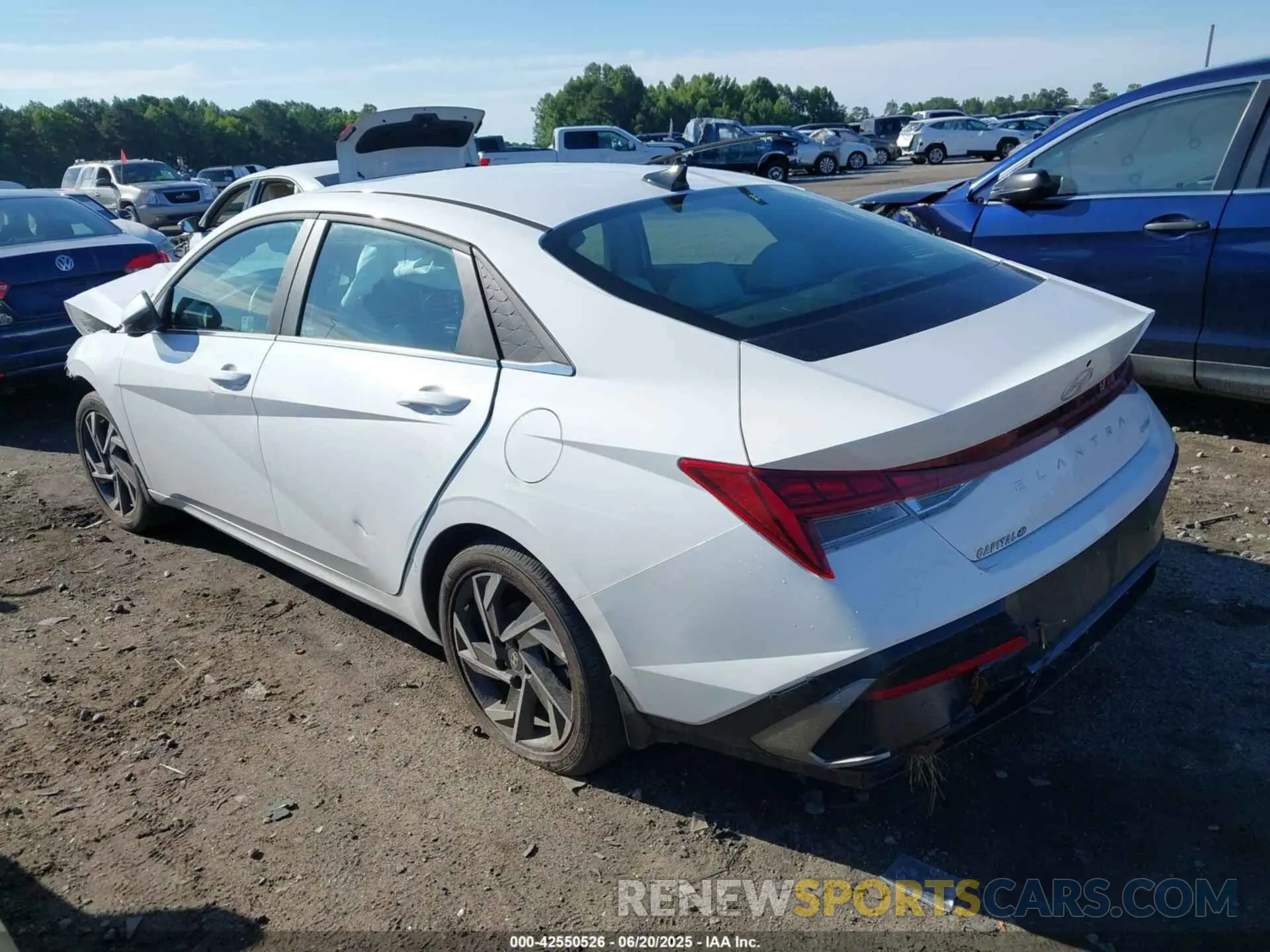 3 fotografías del automóvil dañado KMHLP4DG6RU778893 HYUNDAI ELANTRA 2024