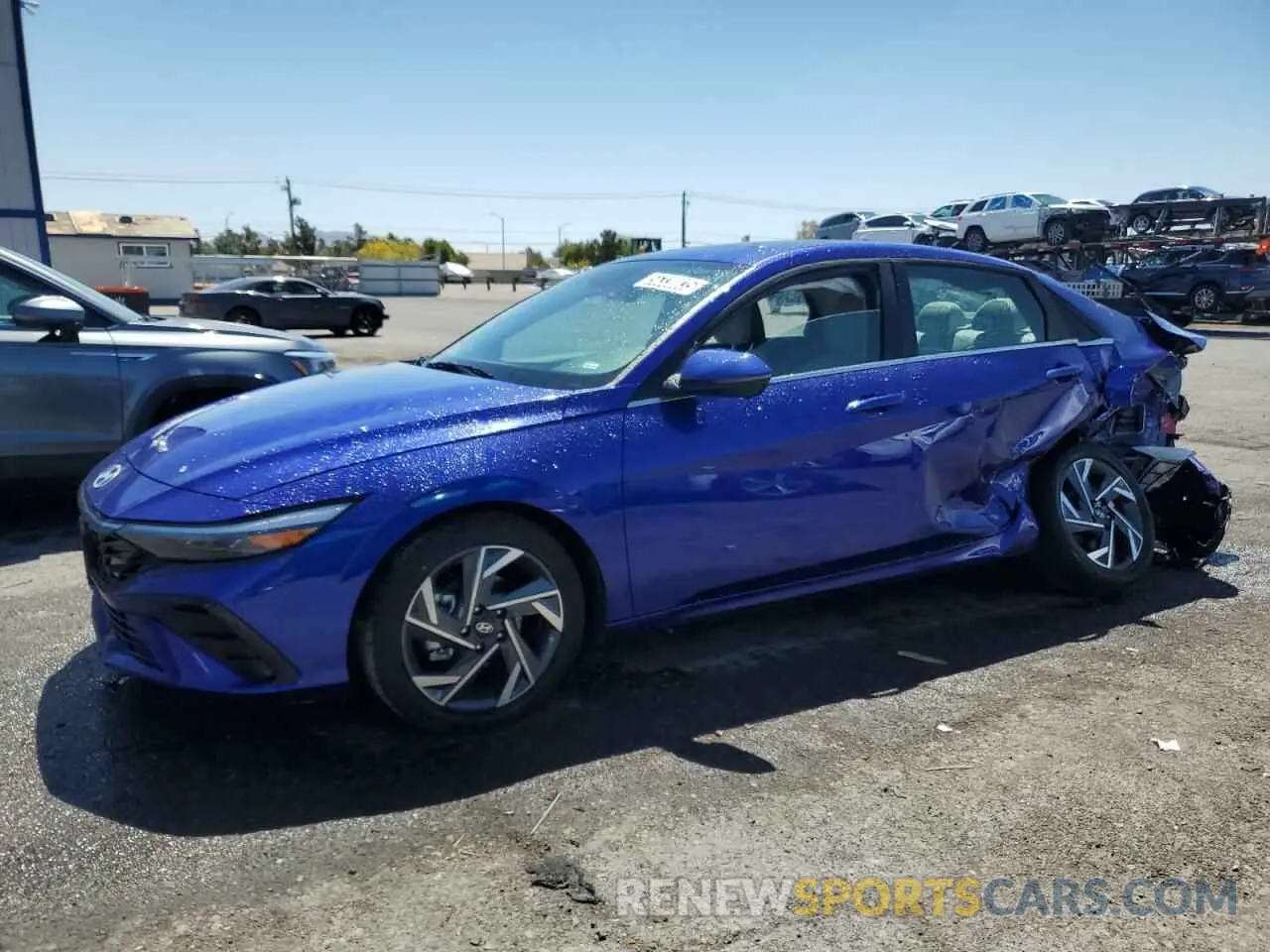1 fotografías del automóvil dañado KMHLP4DG6RU815487 HYUNDAI ELANTRA 2024