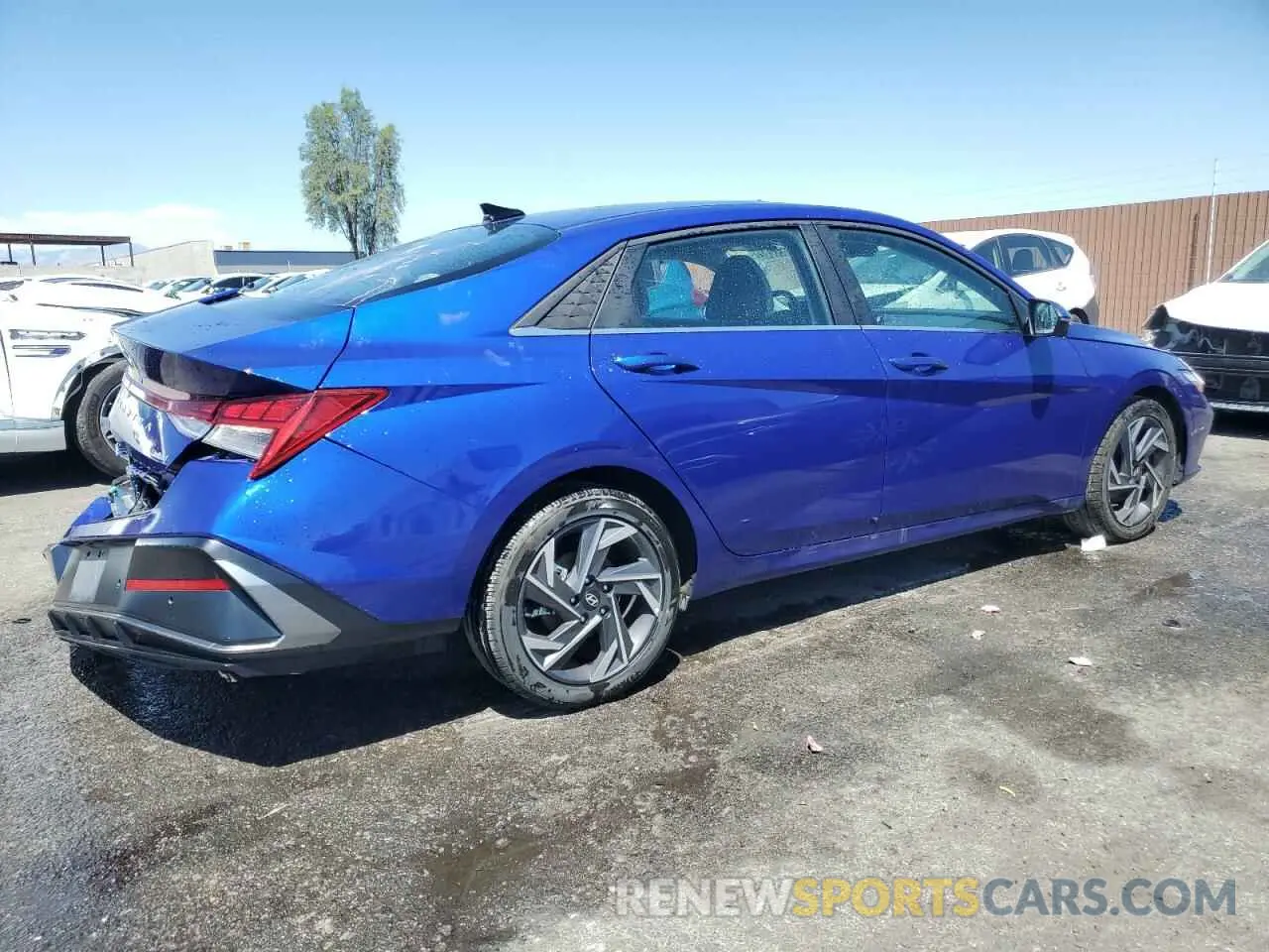 3 fotografías del automóvil dañado KMHLP4DG6RU815487 HYUNDAI ELANTRA 2024