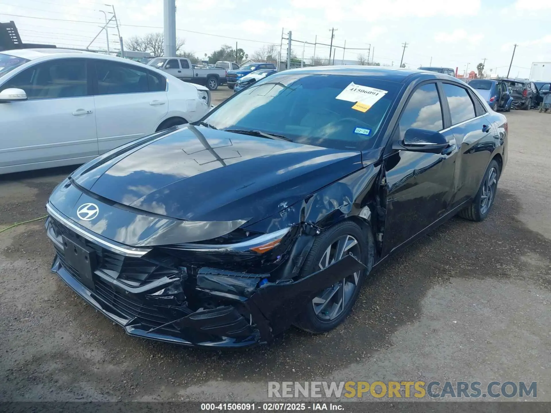 6 fotografías del automóvil dañado KMHLP4DG7RU718847 HYUNDAI ELANTRA 2024