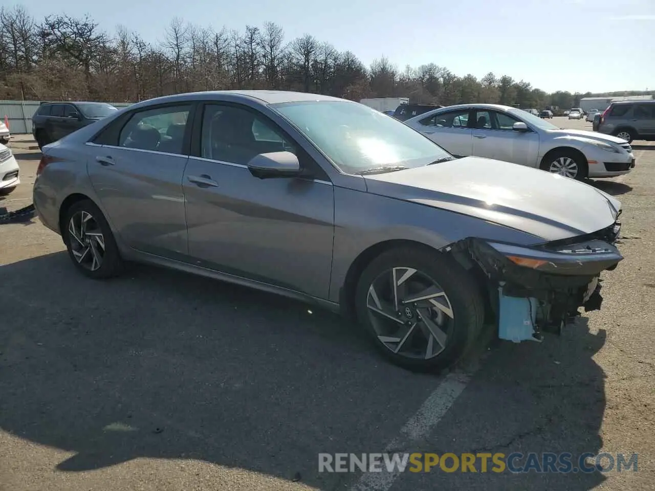 4 fotografías del automóvil dañado KMHLP4DG8RU714029 HYUNDAI ELANTRA 2024