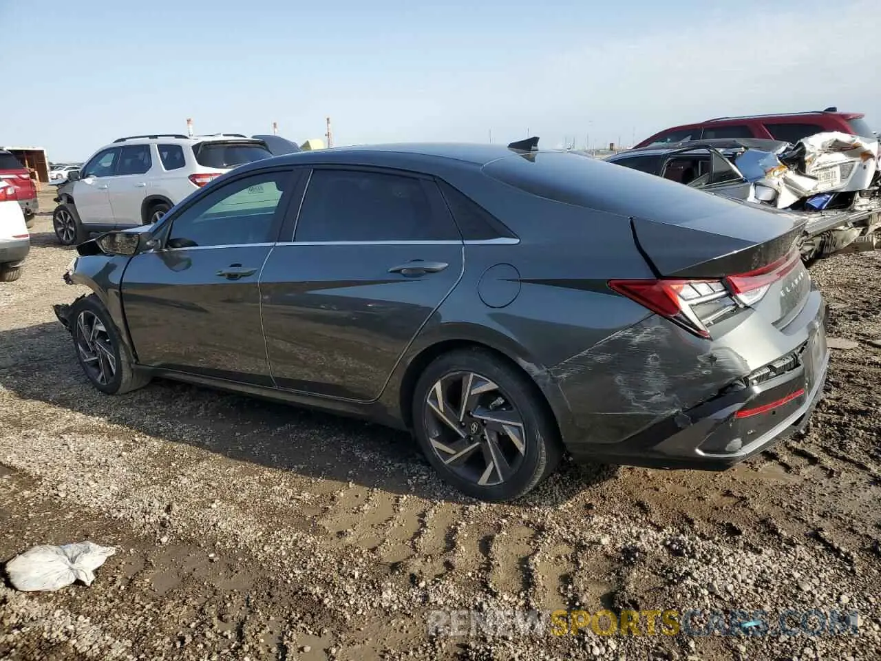 2 fotografías del automóvil dañado KMHLP4DG8RU818133 HYUNDAI ELANTRA 2024