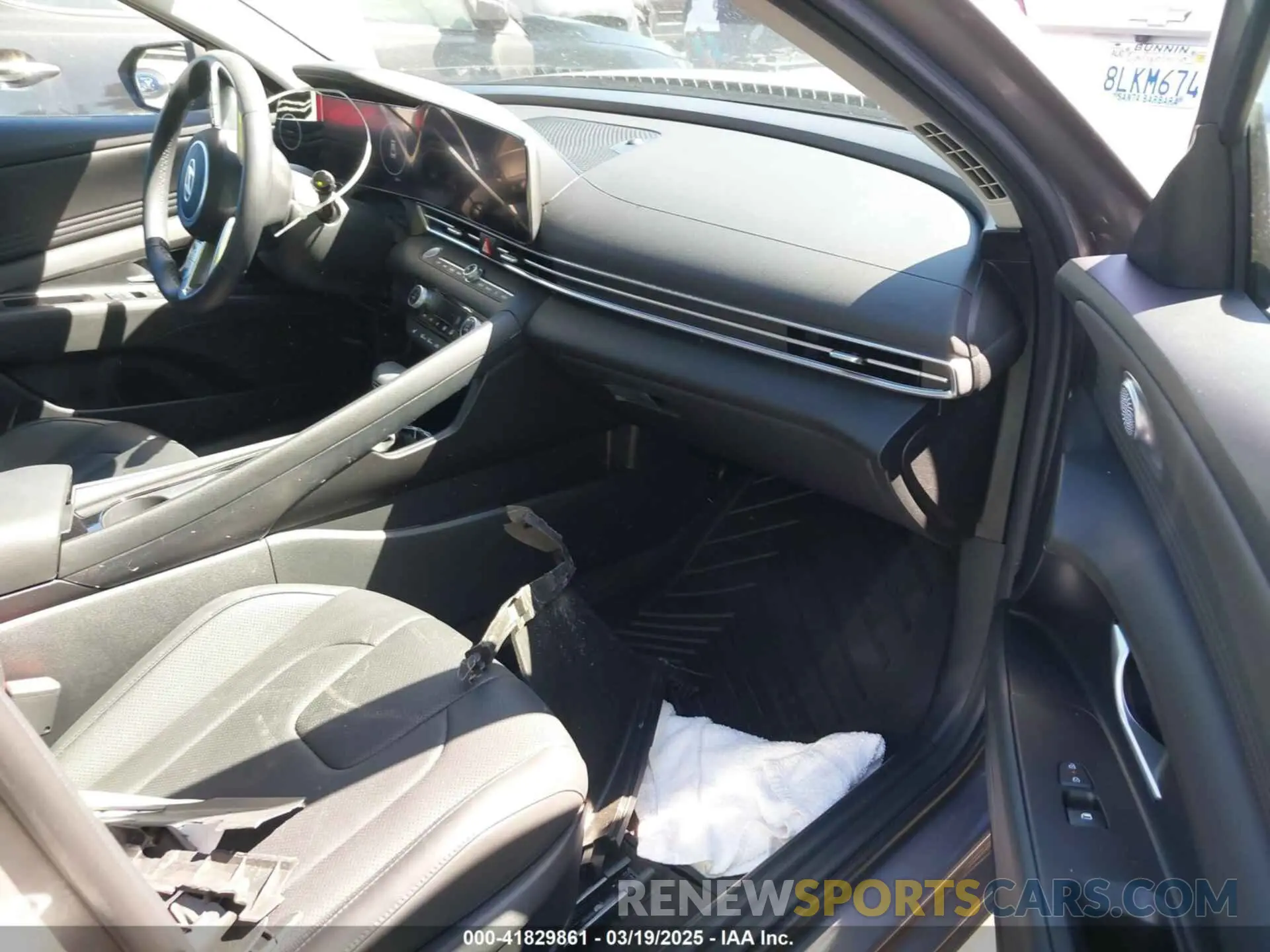 5 fotografías del automóvil dañado KMHLP4DG9RU690159 HYUNDAI ELANTRA 2024