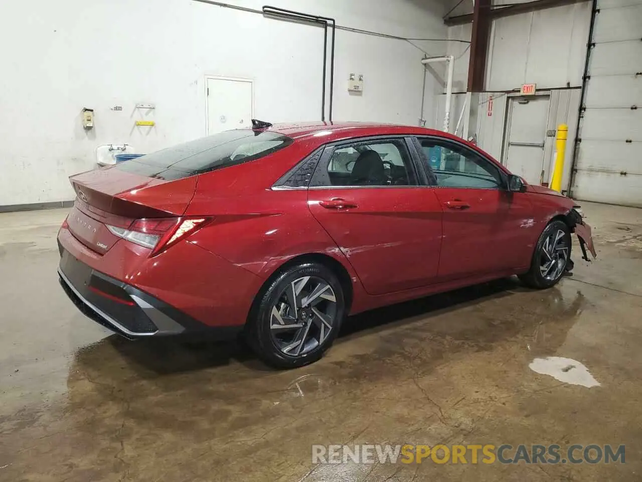3 fotografías del automóvil dañado KMHLP4DG9RU776121 HYUNDAI ELANTRA 2024