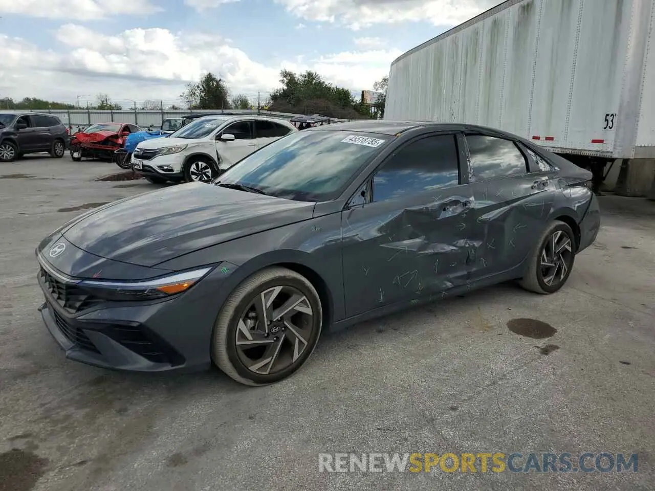 1 fotografías del automóvil dañado KMHLP4DGXRU648146 HYUNDAI ELANTRA 2024